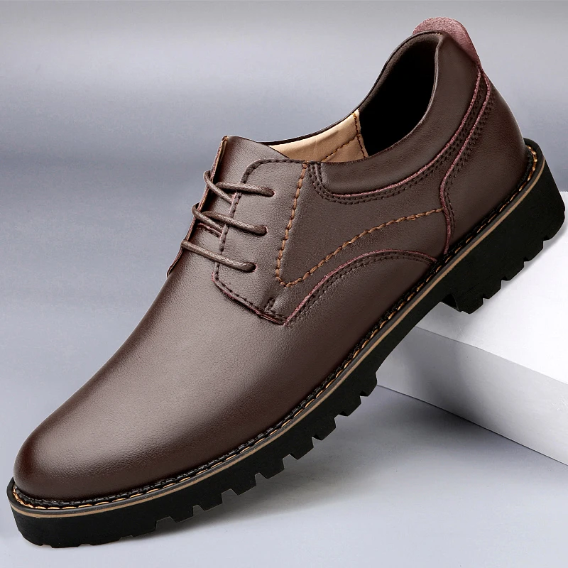 

Men Casual Shoes genuine leather Trend Wild Fashion Mens oxfords Shoes Low Top Shoes Men cow Leather Shoes Men Zapatos De Hombre