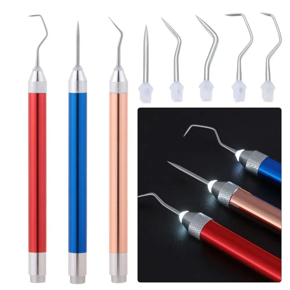 Vinyl Weeding Kit With Hooks LED Vinyl Weeding Tool Handheld Iron-on Project Cutter Paper Remover