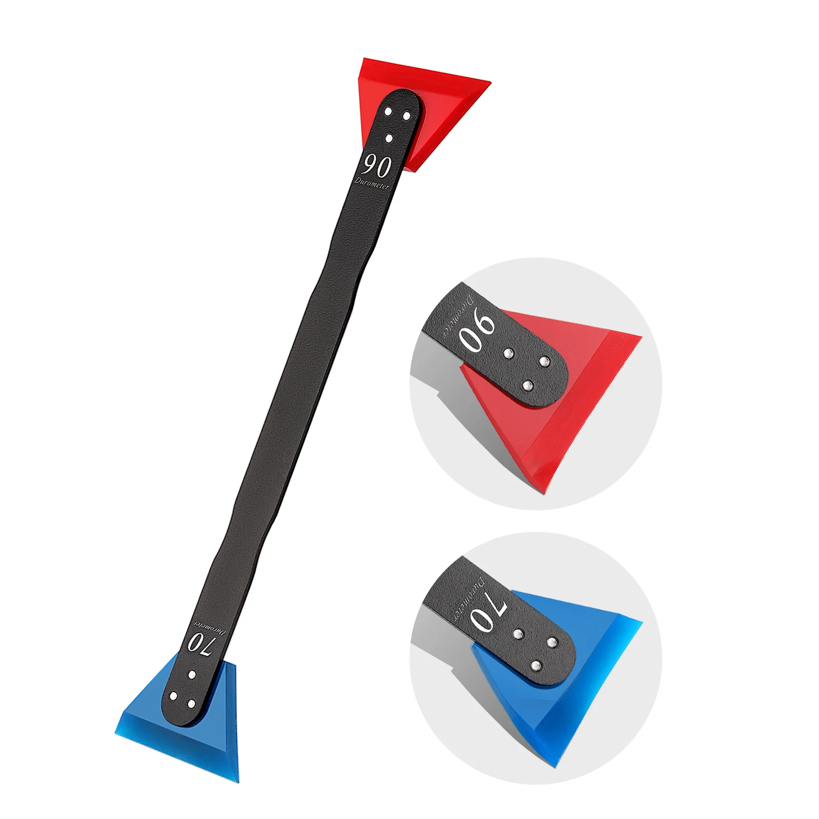 Rubber Blade Squeegee Metal Handle Scraper Glass Cleaning Snow Shovel Window Tint Film Car PPF Wrap Tool