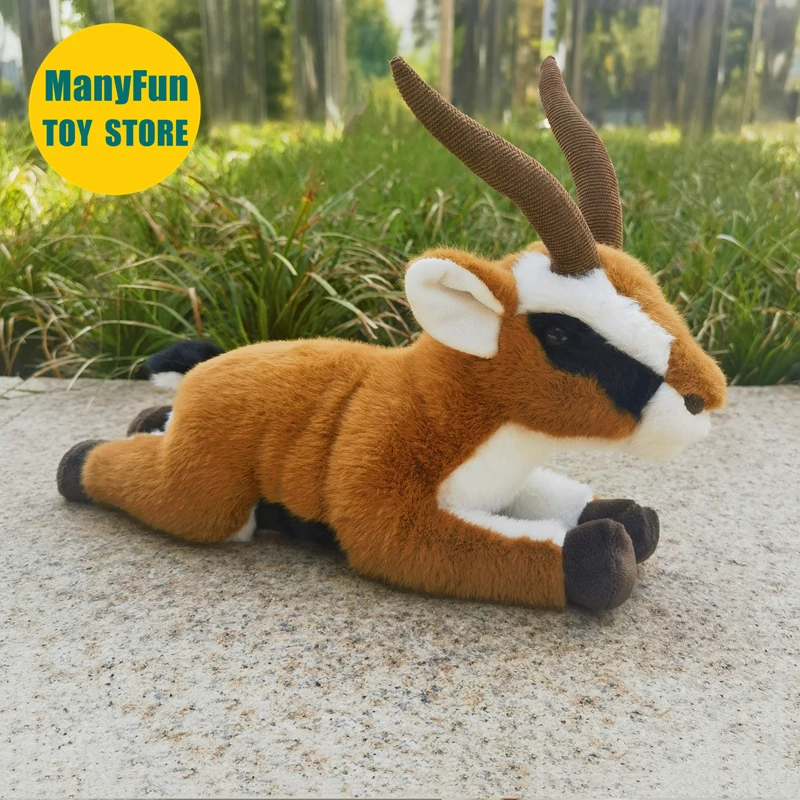 Realistic Antelope High Fidelity Goat Plushie Gazelle Plush Toys Lifelike Animals Simulation Stuffed Doll Kawai Toy Gifts Kids 2