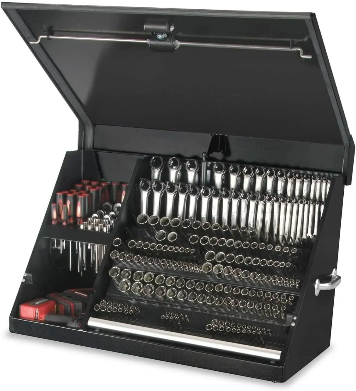 XL450B 36-Inch Portable TRIANGLE Toolbox Multi-Tier Design 16-Gauge Construction SAE and Metric Tool Chest 4