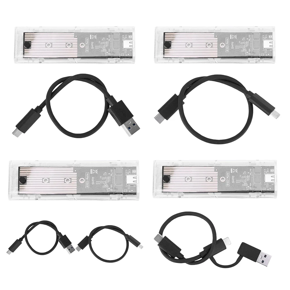 M.2 NVME PCIe NGFF SATA   Ŭ SSD ̽, USB3.1 C Ÿ ϵ ũ ̽, 2230 2242 2260 2280mm SSD, 10Gbps  