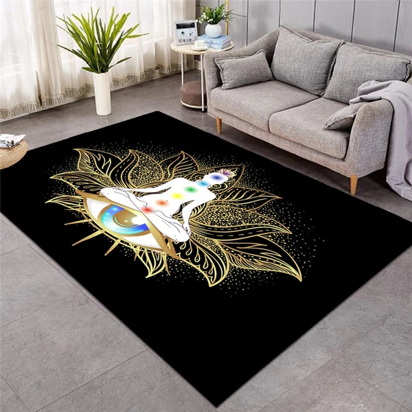 Home Colorful Star Sky Mandala tappeto grande soggiorno tappetino ragazza  camera da letto tappeto tappetino da bagno tappetino per porta decorazione  aimre Femme
