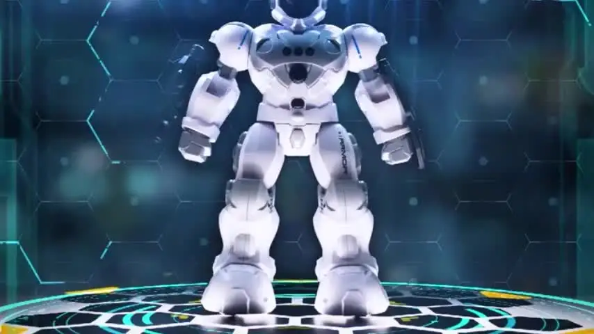 HUSAN Remote Control Robot for Kids, Intelligent Dancing Robot with Infrared Controller Toy, Programmable, Singing and Moonwalking, Gesture Sensing Robot Kit for Children
