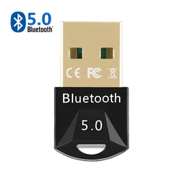Wireless Bluetooth USB Adapter - Bluetooth 5.3/5.0 Dongle for Audio and Device Connectivity (Bluetooth 5.0)