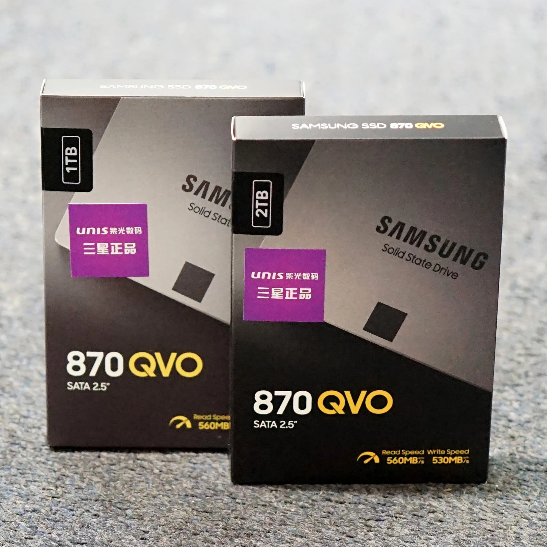 Samsung 870 QVO SSD 1TB 2TB SATA3 2.5 inch Internal Solid State Drive HDD Hard Disk Notebook PC