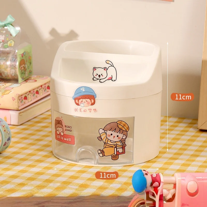 Charming Multi-Functional Desktop Organizer with Generous Storage Capacity