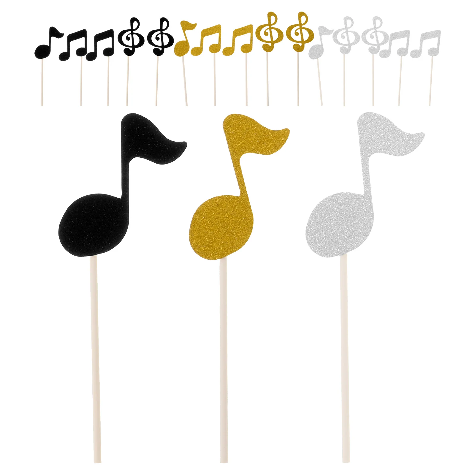 

18 PCS Cake Picks Toothpicks Wedding Birthday Decoration Toppers Child Happy Decorations