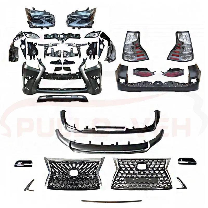 

Car Body Kit for Lexuss GX460 2010-2019 Black Carton Box Good 1 Set Zhongshan Car Front Bumper Lip Diffuser 100% Fitment CN;JIA