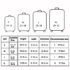 Luggage Cover Stretch Fabric Suitcase Protector Baggage Dust Case Cover Suitable for18-32 Inch Suitcase Case Travel Organizer 3