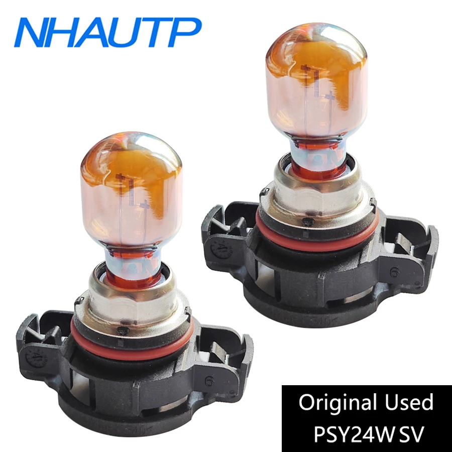 Nhautp Originale Usato Ambra Pg20-4 Psy24Wsv Lampada Alogena Per Vw Golf 6 Passat Magotan Bmw Benz Audi Lampadine Indicatori Di Direzione Anteriori