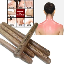 

Wooden Massage Stick Acupressure Massage Press Therapy Back Neck Foot Reflexology Body Point Massage Guasha Scraping Health Care