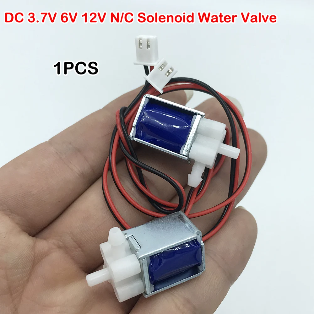 

DC 3.7V/ 6V/ 12V Micro 0420 Normally Closed Electric Solenoid Valve Mini Water Flow Control Valve N/C Exhaust Electric Valve