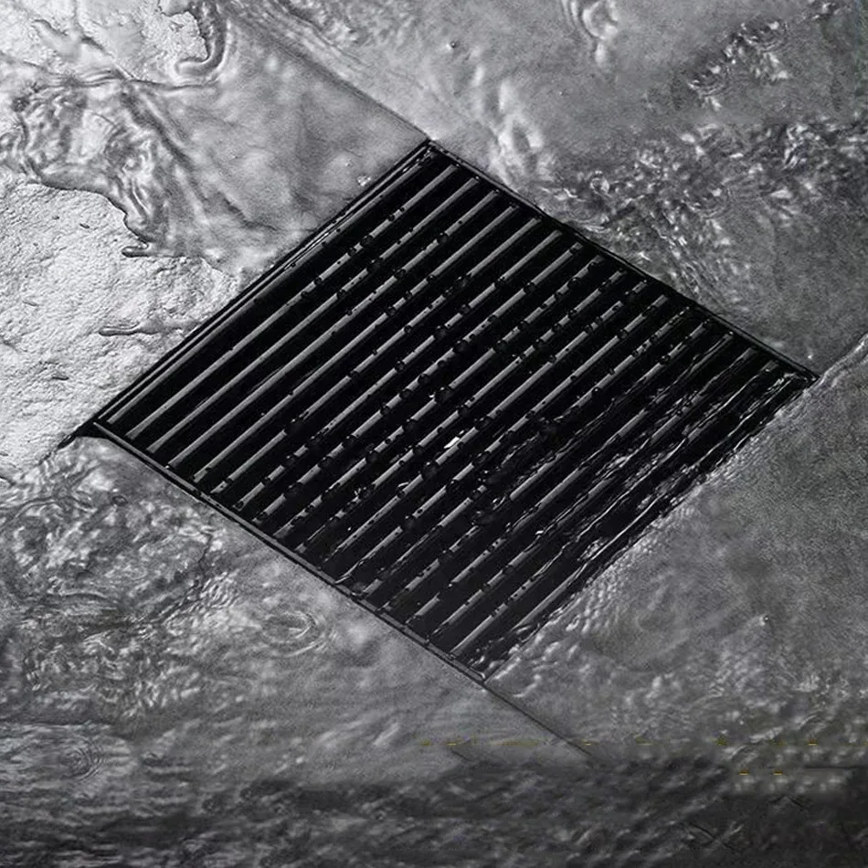 Floor Drains Cover 10/12/15/20cm 304 Stainless Steel Brushed Square Anti-odor Bathroom Shower Drainage Floor Drains floor drain filter floor drain shower drain