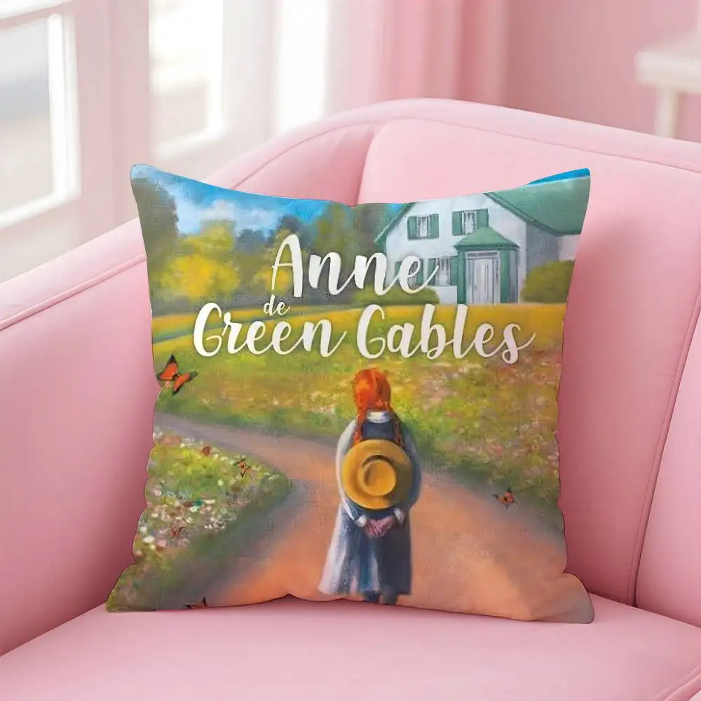 Anne Of G-Green Gables Kissenbezug, Muster, bedruckter Kissenbezug für Wohnzimmer, Sofa, Kissenbezug und Schlafzimmerdekoration – Detail 14