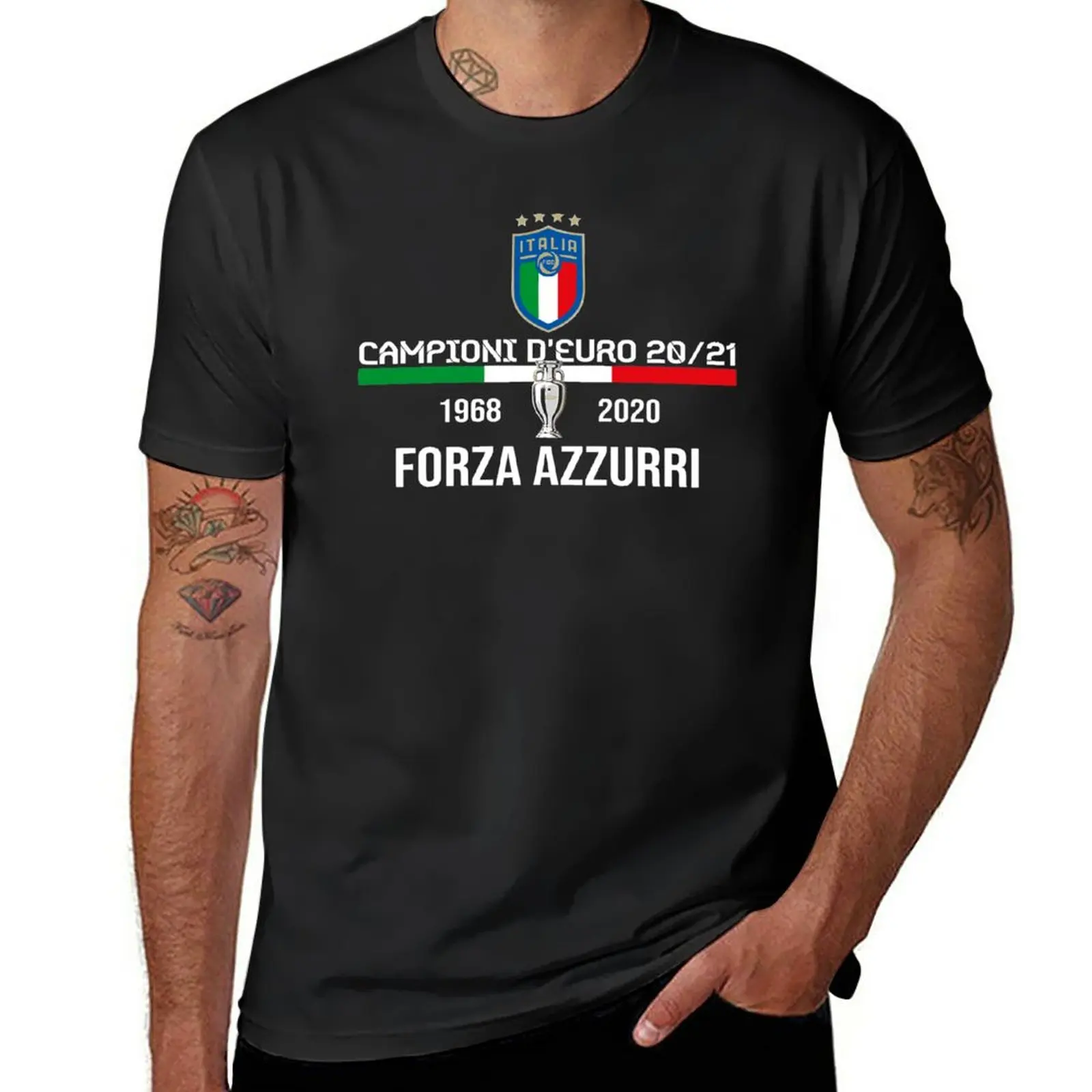

Italy Euro Champions T-Shirt Short sleeve custom t shirts Men's clothing