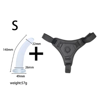 Realistic Penis Pants Wearable Strapon Dildo Panties For Lesbian Butt Plug Soft Strap On Dildos Pants Sex Toys for Women Gay Ero 5