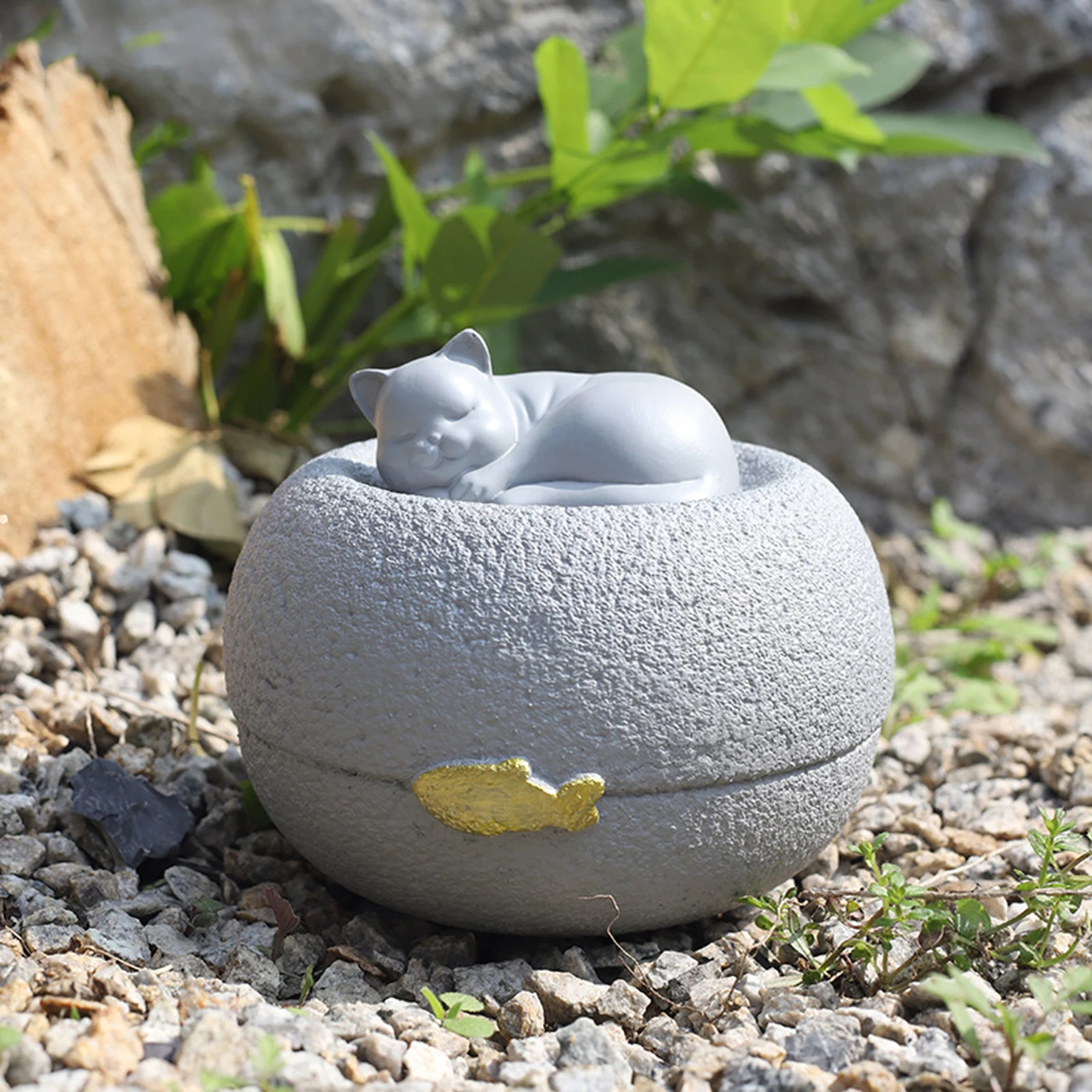 Pet Urns Loose Memorial Pets Gift Sympathy Retain Memories Cremation Memorial Urn for Living Room Home Backyard Lawn Indoor cremation urn pet memorial stones