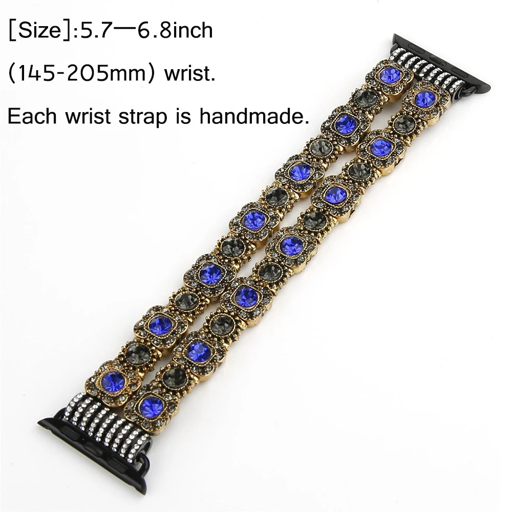Metal diamond strap For Apple Watch Ultra 8 7 49mm 45mm 41mm 6 5 4 SE 44mm 40mm Ladies Exquisite Wristband For iwatch3 42mm 38mm
