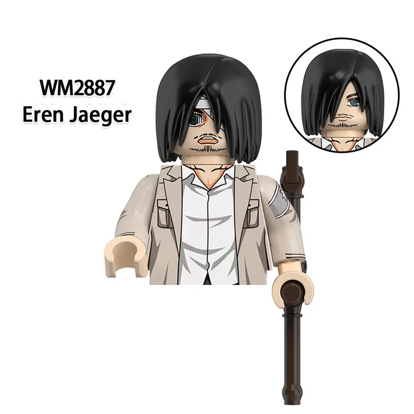 Attack on Titan Building Blocks: Mini Action Figures Set