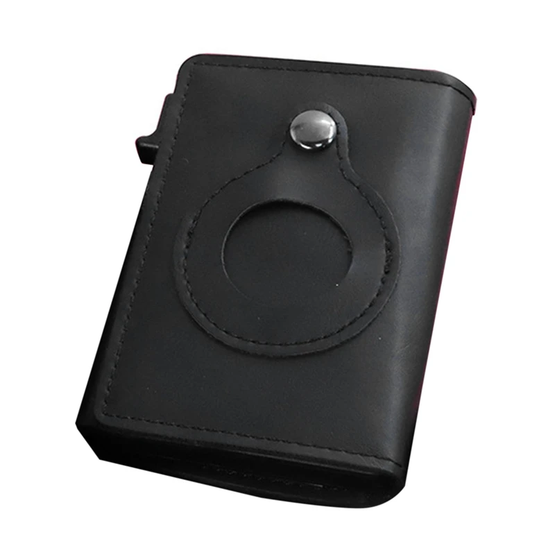 ABUN-Wallet Leather For Airtag Wallet RFID Technology Credit Card Holder+Wallet For Men Apple Airtag(No Airtag Included)