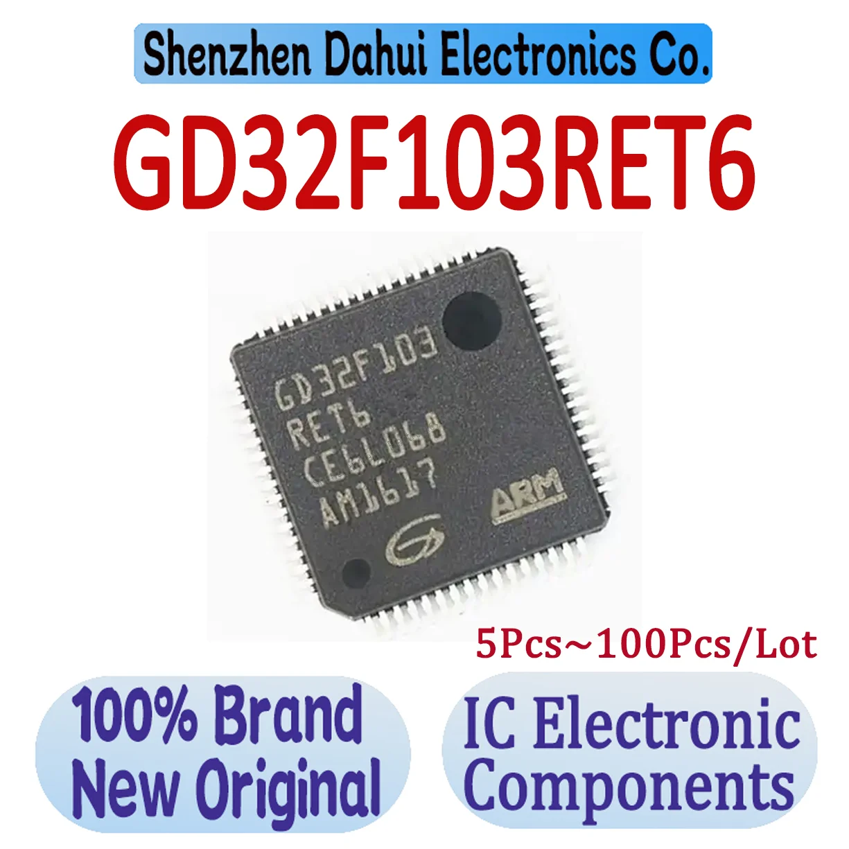 

5Pcs~100Pcs GD32F103RET6 GD32F103RE GD32F103R GD32F103 GD32F GD32 GD IC MCU Chip LQFP-64 In Stock 100% New Originl