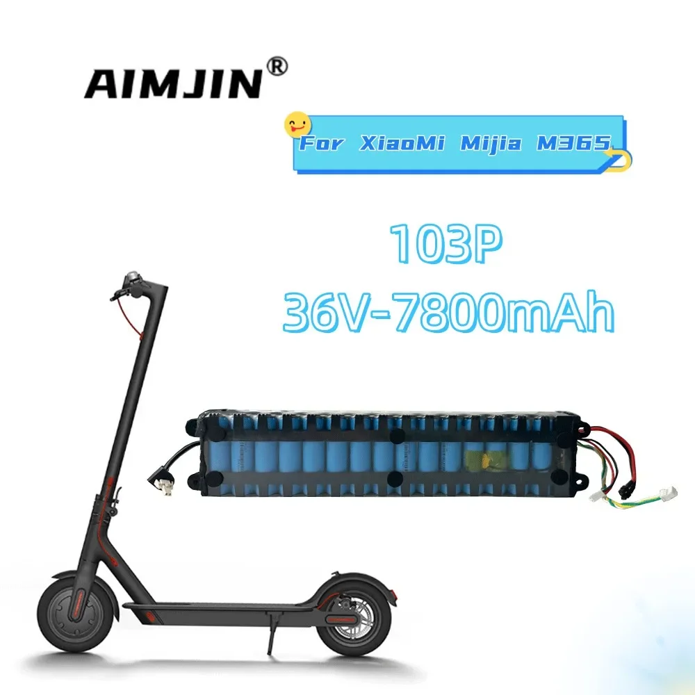 

10S3P 7800 мАч для моторизованного скутера Xiaomi Mijia M365/1S Pro Набор литиевых батарей 36 В 18650.