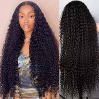 13×4 Deep Wave Frontal Wig Brazilian Curly Full Lace Human Hair Wigs For Women Bob 13×6 Hd Front Water Wave 360 Lace Frontal Wig 1