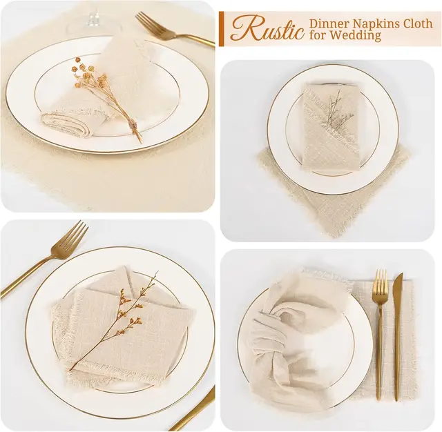 Cotton Cloth Fringe Napkins 3