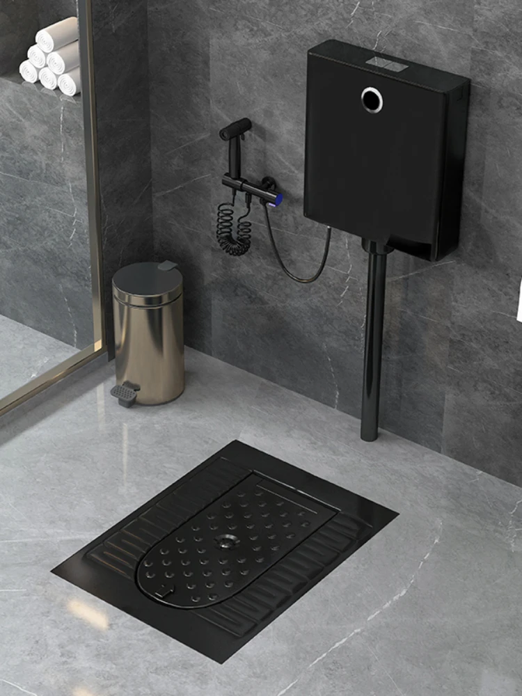 *Y Household Toilet Water Tank Set Bathroom Small Apartment Shower Room Potty Chair With Cover Toilet 3
