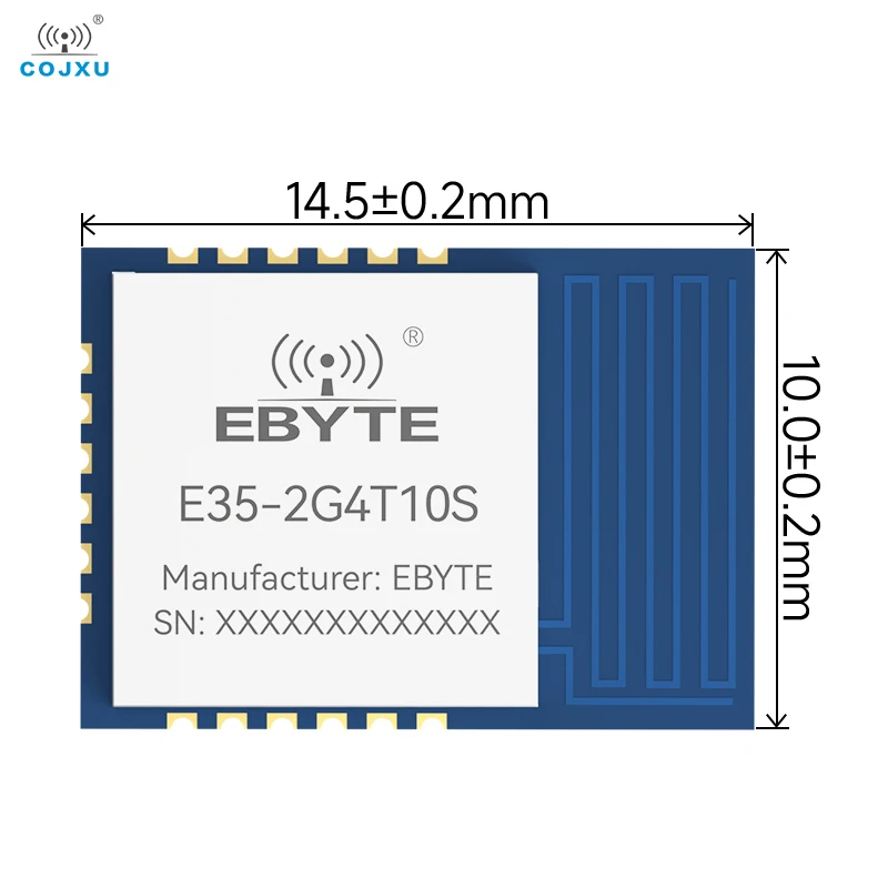 TLSR8208 2.4G serial port transparent transmission module COJXU E35-2G4T10S wireless module serial ethernet module i o network modules