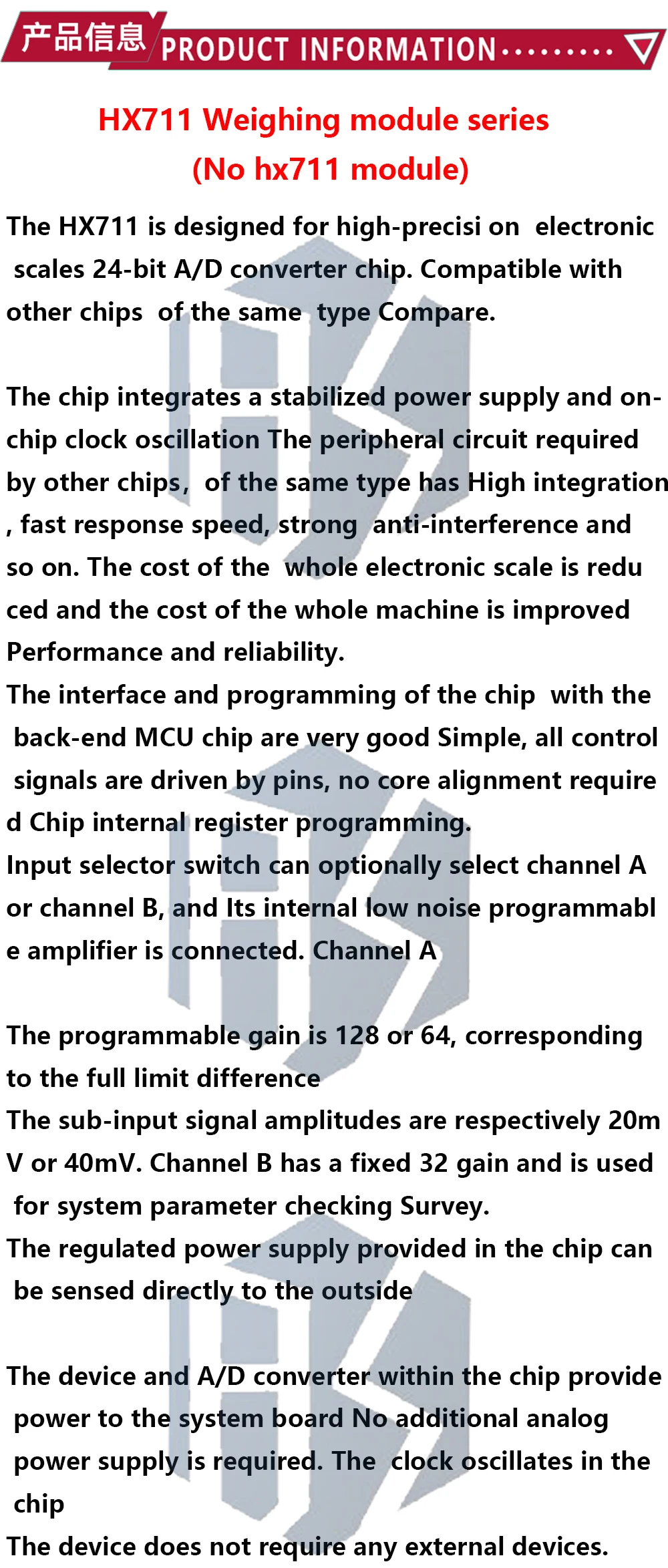 1~5PCS HX711 AD Module with Load Cell | Weight/Pressure Sensor + Digital Display for Arduino Electronic Scale