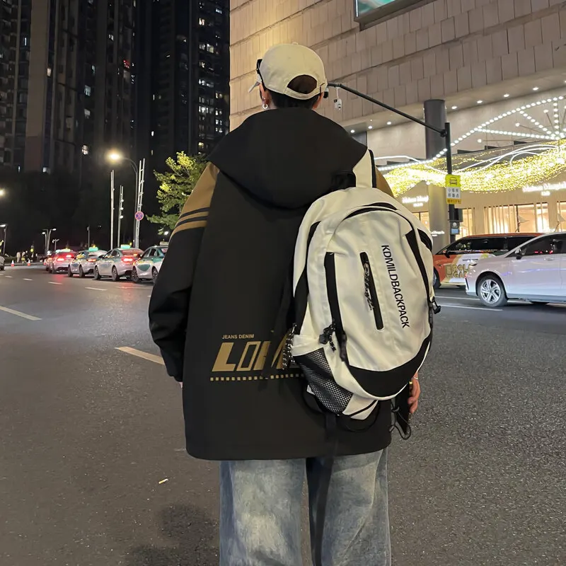 موضة ربيع خريف 2025 سترة بقلنسوة غير رسمية للرجال...