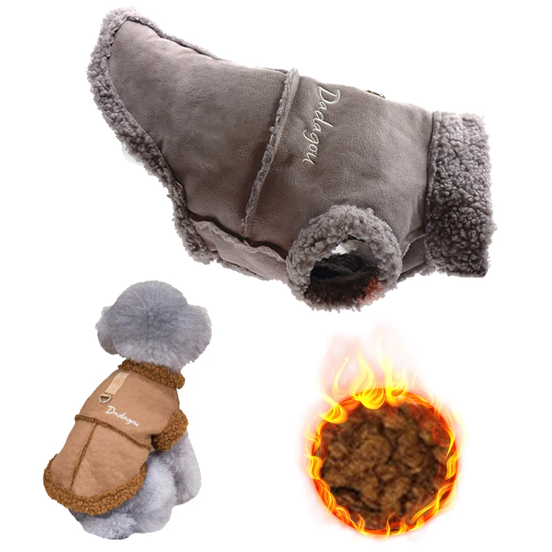 

Winter Pet Coat for Small Medium Dog Clothes Warm Puppy Jacket French Bulldog Chihuahua Outfit Pug Vest Costume Dogs Supplies