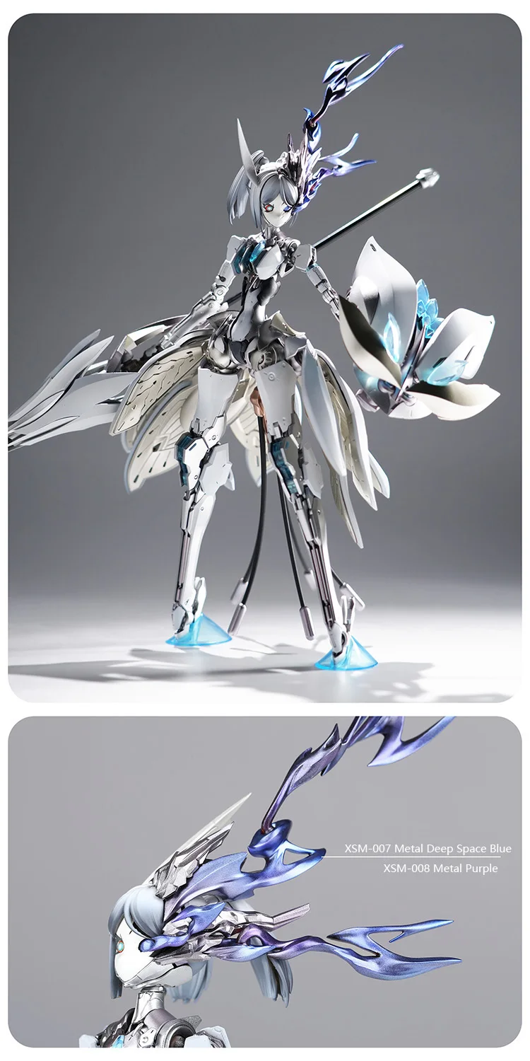 DSPIAE XSM XG Serie 50ml Vorgemischte Wasserbasierte Modellfarben Set Metallic & Basic für Gunpla Airbrush Sprühen Hobby DIY Malerei – Detail 3