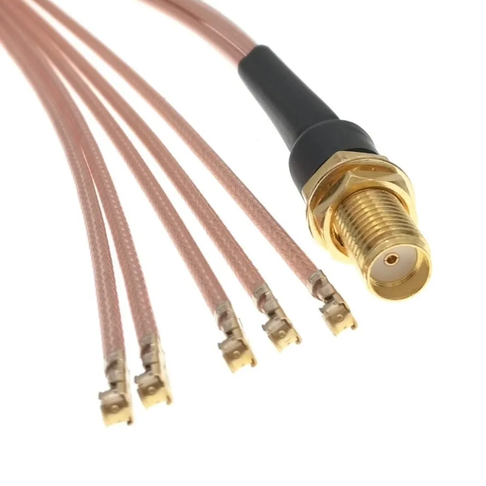 UHF SO239 Femmina A Bnc Maschio Rg316 Cavo In Trecce