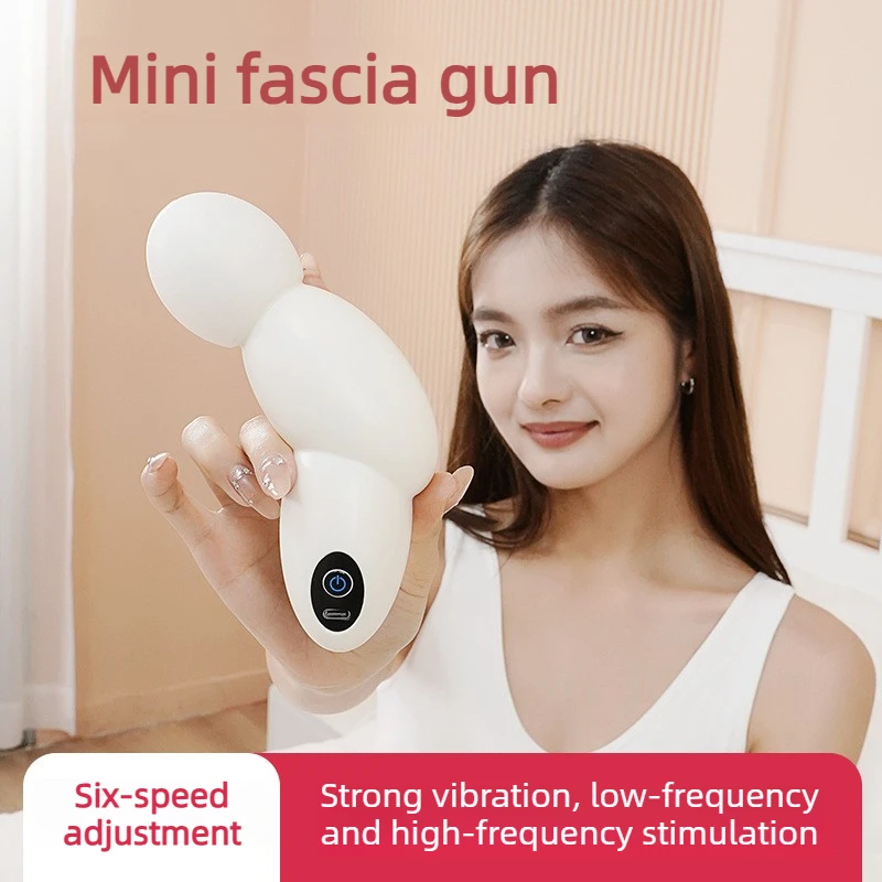Compact 6-Speed Portable Muscle Relaxation Massager - Electric Vibration Therapy Device