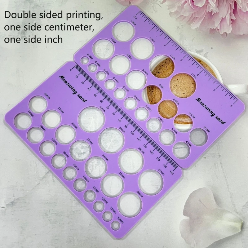 Silicone Nipple Ruler Breast Pump Flange Sizing Tool Breast Pump Accessories Flange Measuring Tool Skin Friendly Ruler 4