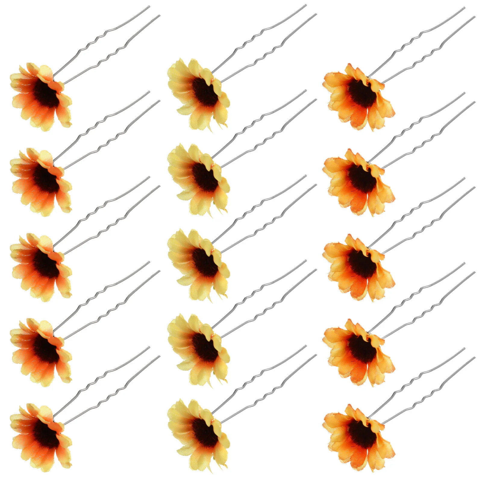 

Sunflower Hair Accessories Kid Hairpin DIY Mini Cloth Clip Materials Craft Clips Children Handmade Pins for Girls