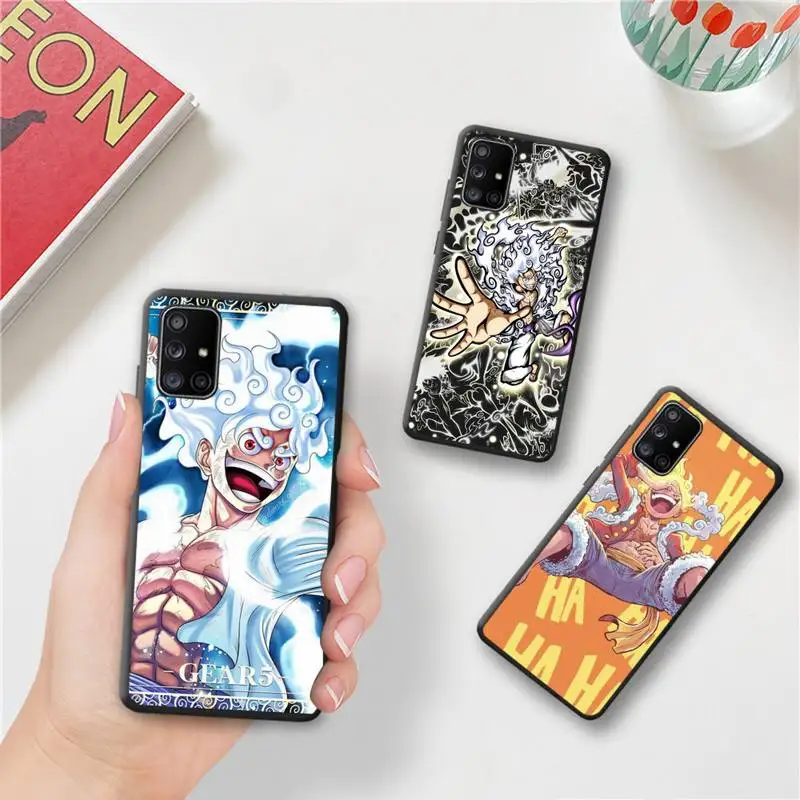 

Anime One Piece Luffy Gear 5 Phone Case For Samsung Galaxy A03S A52 A13 A53 A73 A72 A12 A31 A81 A30 A32 A50 A80 A71 A51 5G