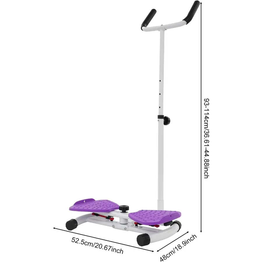 Waist Twister Board, Ab Twist Board, Home Gym Exercise Twist Board with Handrail, for Women Belly Fat, 330 Lbs Capacity