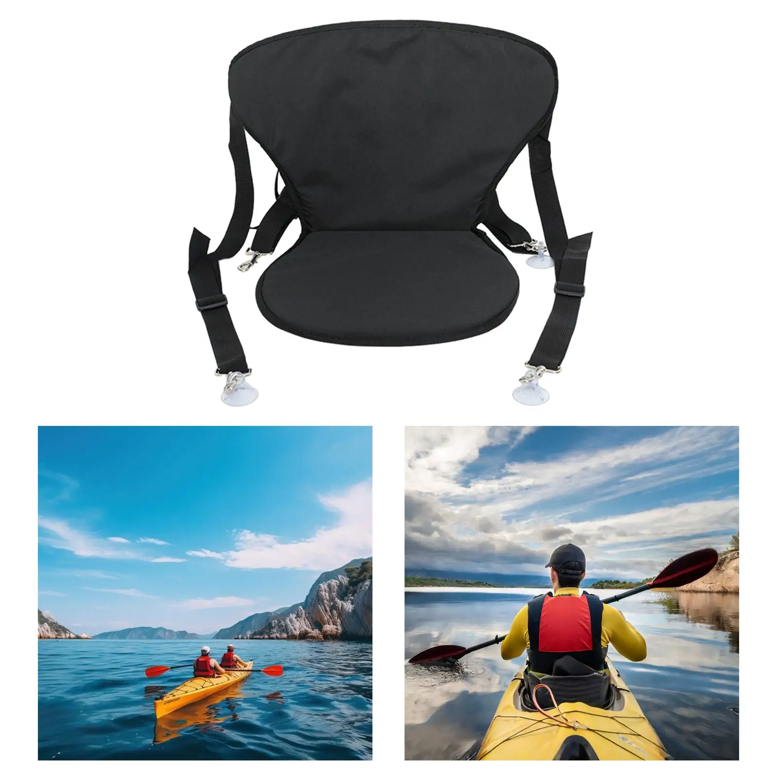 Kayak Seat Fishing Boat Seat Waterproof Stand up Paddleboard Seat with Back