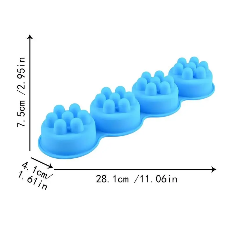 Massage Bar Mold 3D Hair Comb Mould Silicone Mold For DIY Handmade Soap Baking Fondant Cake Chocolate Jelly Making Moulds silicone mold,baking mold,soap molds