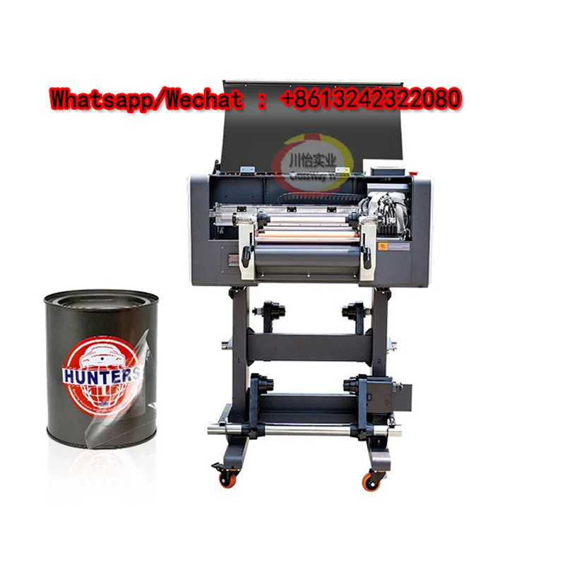 High Quality 60cm UV Dtf Printer Roll to Roll Equipped with XP600 Heads Film Transfer Machine