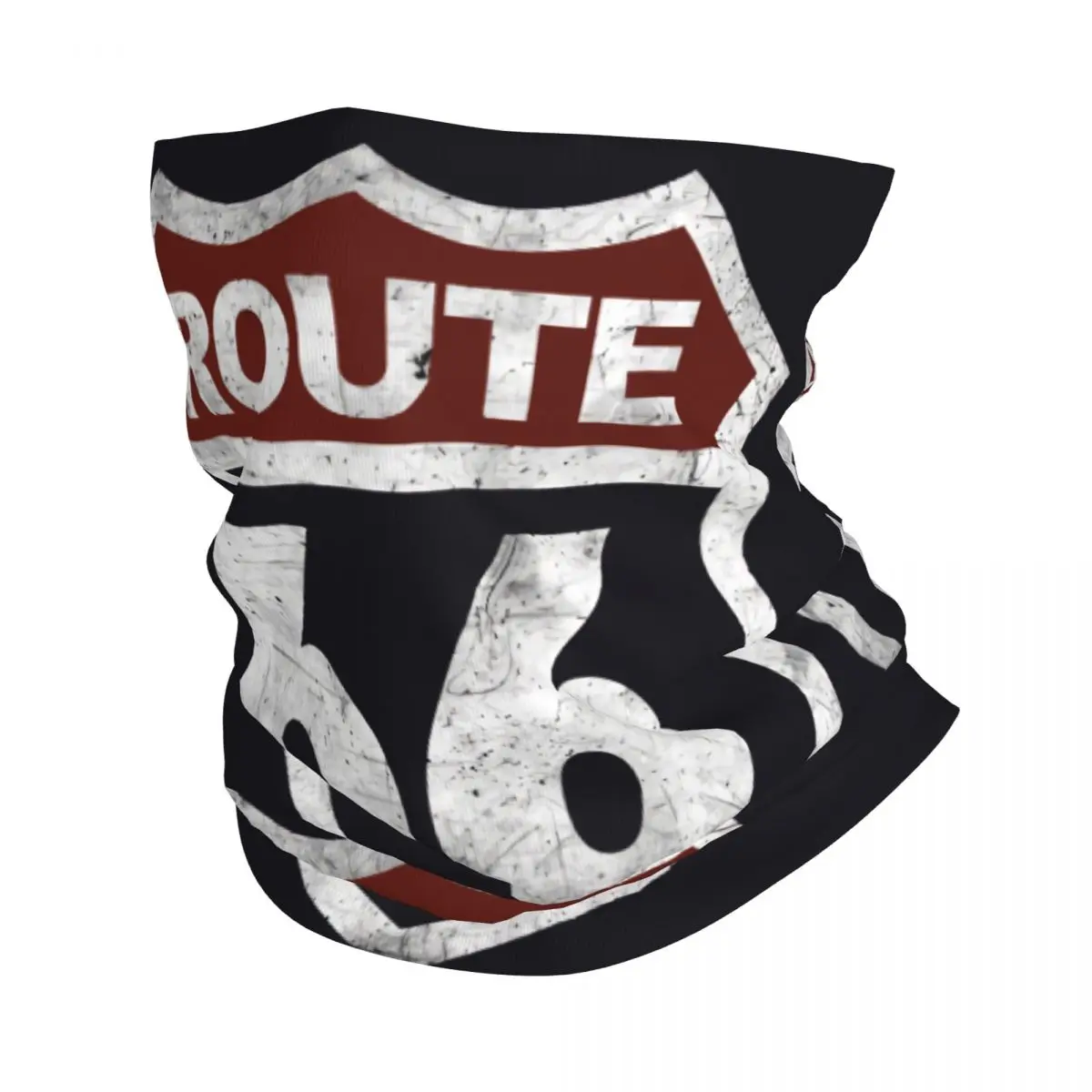 Multifunctional Bandana Historic Vintage Bandana Neck Cover Printed Motocross Route 66 Face Scarf for Men Women Adult Winter Face Mask Cycling Bandana Neck Wrap Bandana Headscarf Cotton Bandana Neck Gaiter Bandana Neck Cover