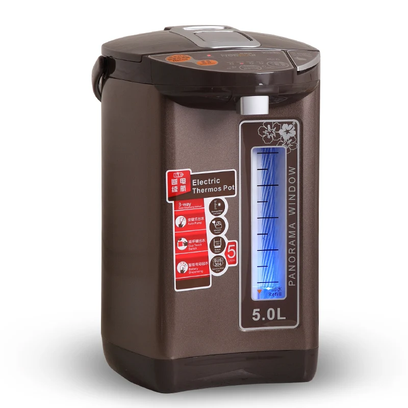 

Desktop Water Dispenser Household Small Mini Intelligent Thermal Insulation Hot Water Dispenser Stainless Kettle Water Boiler 5L