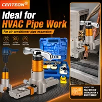 VFT-808E Outil à évaser tube cuivre HVAC 1/4-3/4 pouce manuel et électrique pour climatisation réfrigération et maintenance 2