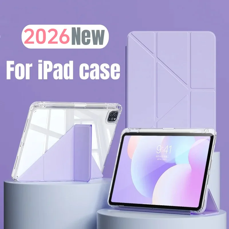 Premium Tablet Case with Pencil Holder and Protective Cover
