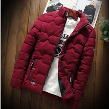 

Men's Solid Color Striped Fashion Lapel Plus Velvet Cotton Coat Winter Jacket Men Men Clothing Winter Coat Man Winter Jacket