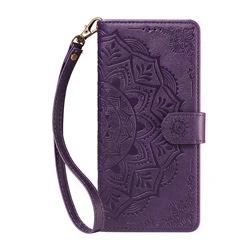 Leather Flip Cover XCover 7 Strap Phone Case - Samsung J6 Plus 2018 (5)